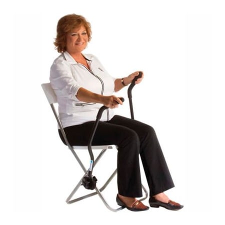 Fabrication Enterprises Love Handles RX Portable Upper Body Exerciser, Use W/ Chair or Wheelchair, 1 Pair 10-0705